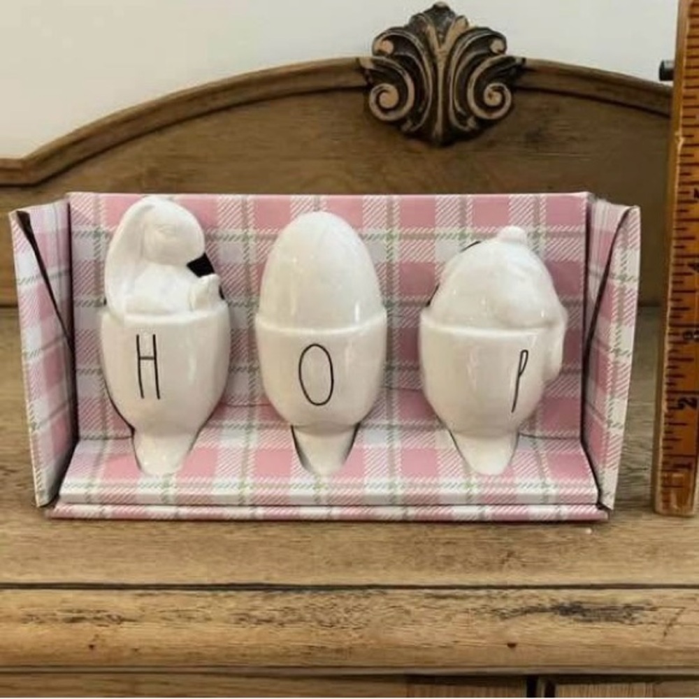 Rae Dunn Set of 3 Bunny Egg
Cups